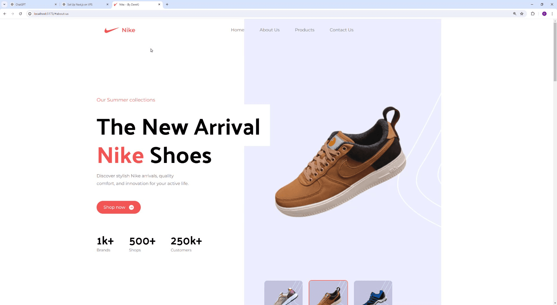 Nike Landing Page